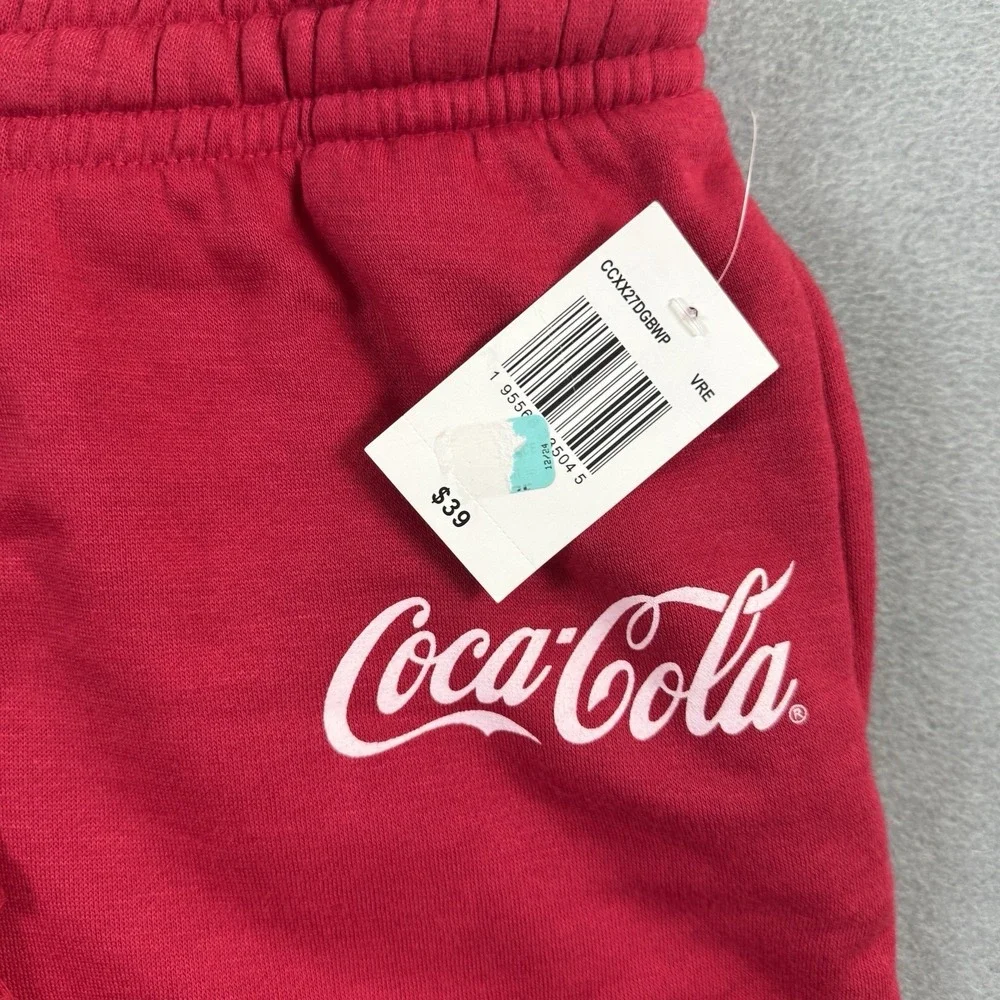 Coca-Cola‎ Women's Holiday Junior's Sweatpants Flair Lounge Pajama Pants Large